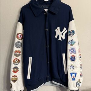 NEW YORK YANKEES G-III 26X World Series Varsity Jacket